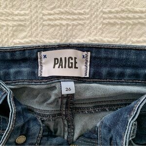 Paige blue skinny jeans. Size 26